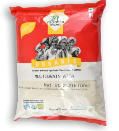 24 MANTRA ORGANIC Organic Multigrain Atta 2.2 LBS